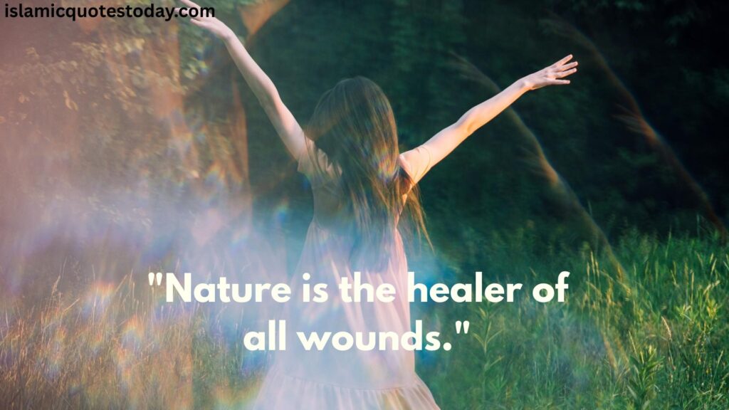 nature and baby girl