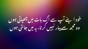 Sad Poetry in Urdu Text