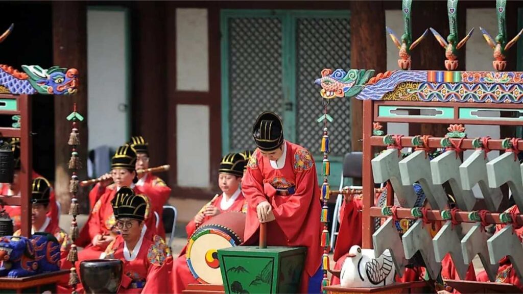 Seokjeon Daeje (National Rite to Confucius) held in Jeonju Hyanggyo, in Jeonju-si, South Korea.