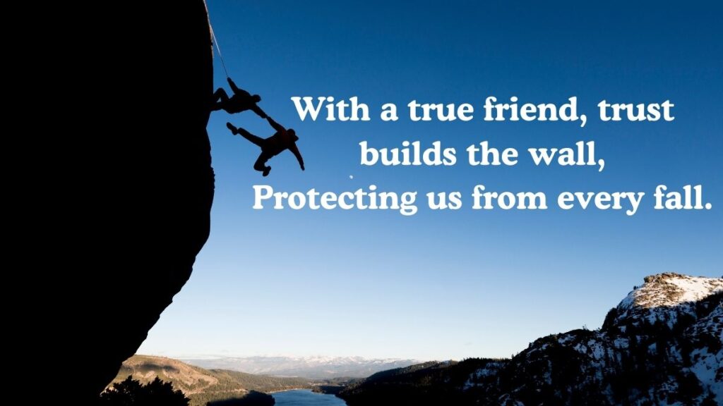 Trust Friendship Shayari